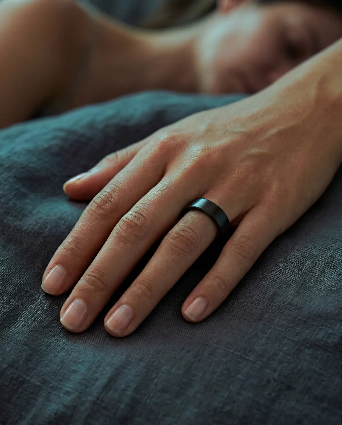 Person sleeping while wearing KEORA