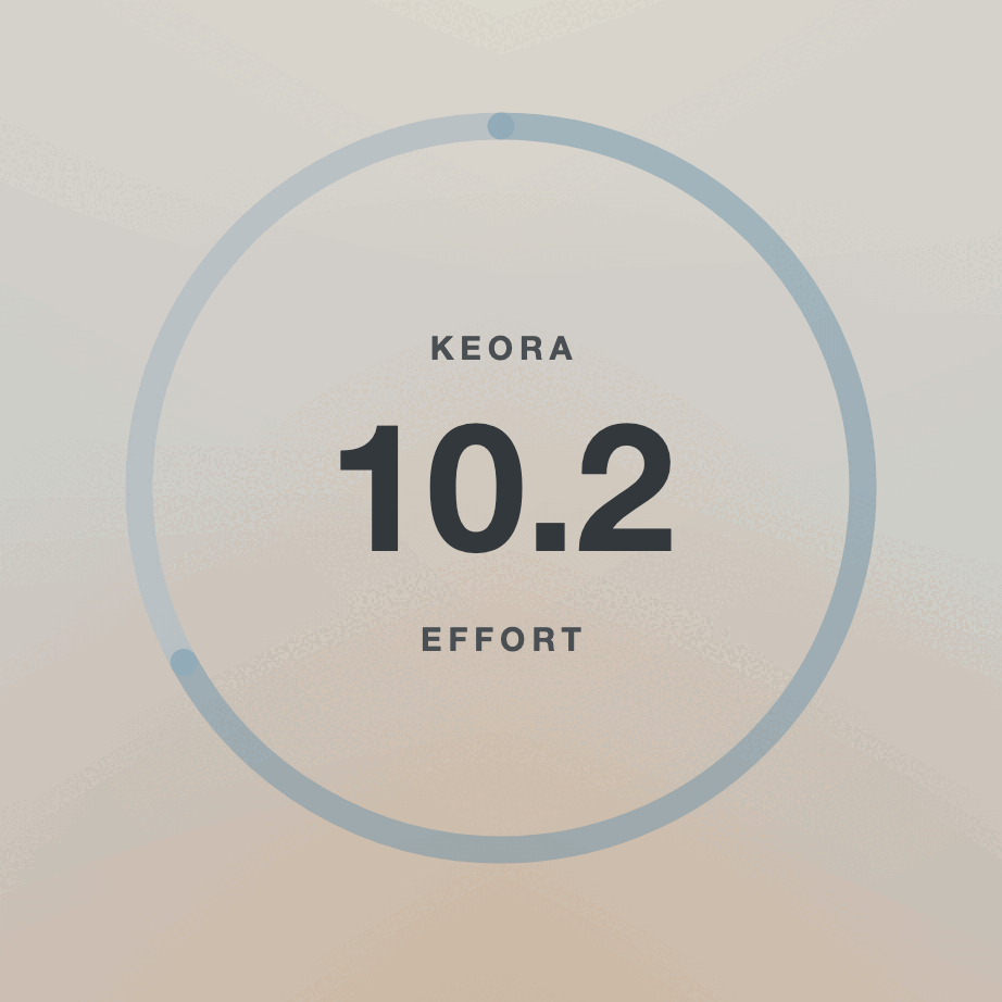 Image des données du score d'activité dans l'application KEORA Ring